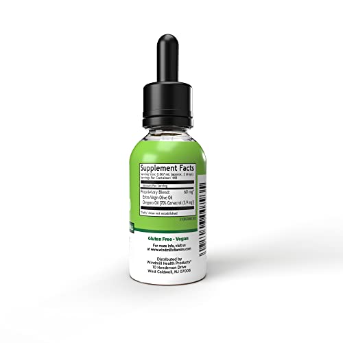 Windmill Natural Vitamins Oil of Oregano, Herbal Blend for Immune Support, Supports Digestive Health, 1 fl oz, 448 Servings Windmill buy australia supplements