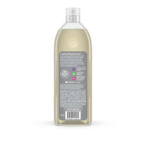 Method Gel Hand Soap Refill, Vetiver + Amber, 34 Fl Oz (Pack of 1) (Packaging May Vary) Method