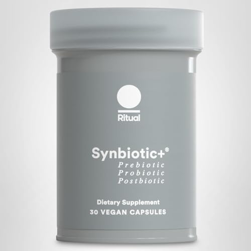 Ritual Synbiotic - Complete 3-in-1 Probiotic, Prebiotic, Postbiotic - for Women and Men - to Support Gut, Digestive Health, Regularity, Bloating Ritual