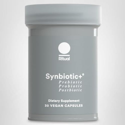 Ritual Synbiotic - Complete 3-in-1 Probiotic, Prebiotic, Postbiotic - for Women and Men - to Support Gut, Digestive Health, Regularity, Bloating Ritual