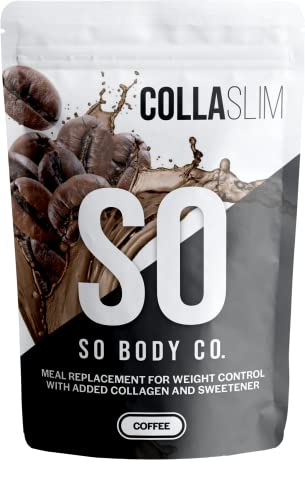 CollaSlim, Meal Replacement Shake with Added Collagen, Vitamins and Minerals, 800g, Balanced Meal Shake, Healthy Shake, Coffee Diet Shake. So Body Co buy australia supplements