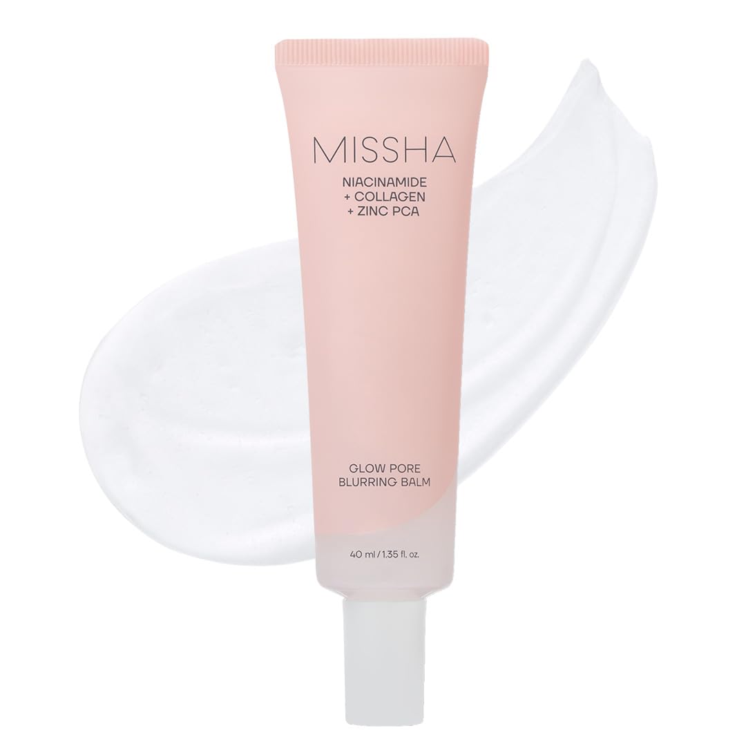 MISSHA Glow Pore Blurring Balm Primer for Face, Hydrating Base 1.35 oz MISSHA