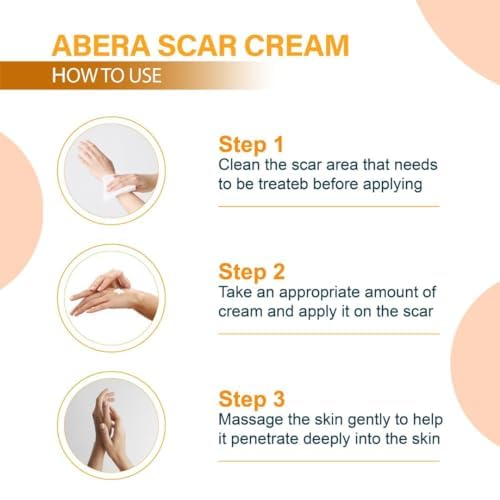 ABERA Scar Removal Cream for Women and Men - Rapid Repair of New Old Scars, Spots, Burns All Natural Treatment with Vitamin E, Alanine, Collagen (1 Box + 3 Eye Patch) ABERA buy australia supplements