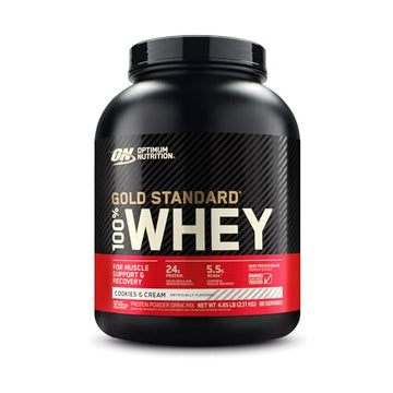 Optimum Nutrition Gold Standard 100% Whey Protein Powder, Cookies & Cream, 5 Pound Optimum Nutrition buy australia supplements