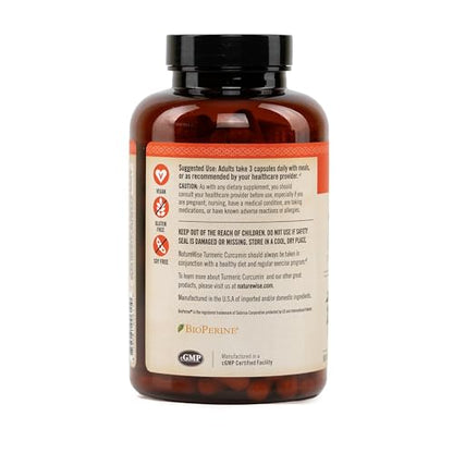 NatureWise Curcumin Turmeric 2250mg - 95% Curcuminoids & BioPerine Black Pepper Extract for Advanced Absorption - Daily Joint and Immune Health Support NatureWise