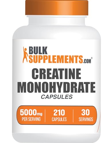 BULKSUPPLEMENTS.COM Creatine Monohydrate Capsules - Micronized Creatine Monohy BULKSUPPLEMENTS.COM buy australia supplements