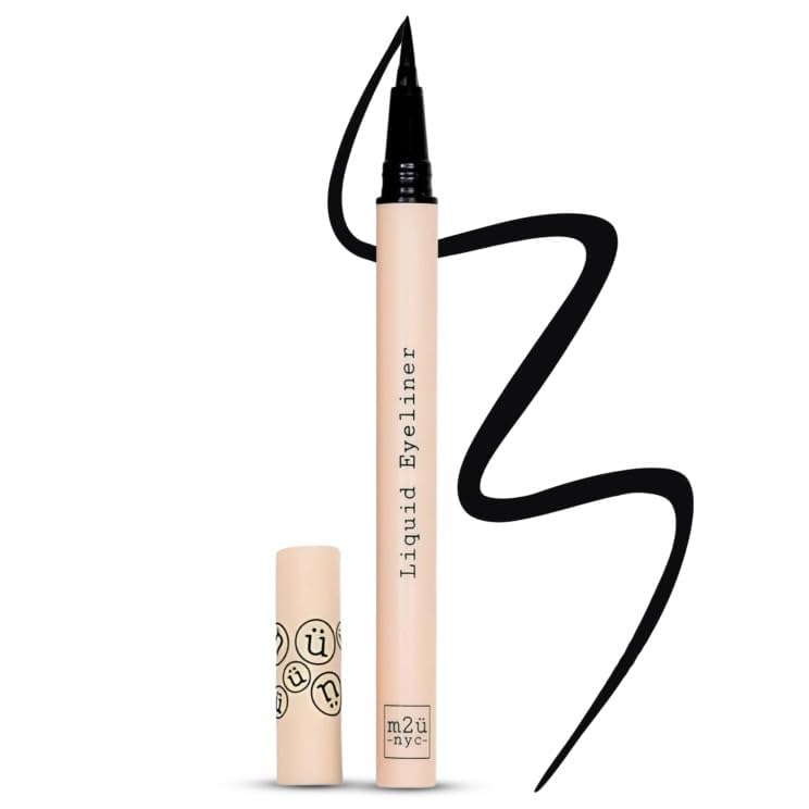 Waterproof Liquid Eyeliner Pen (Black) – No Smudge, Up to 24 Hour Wear M2U NYC