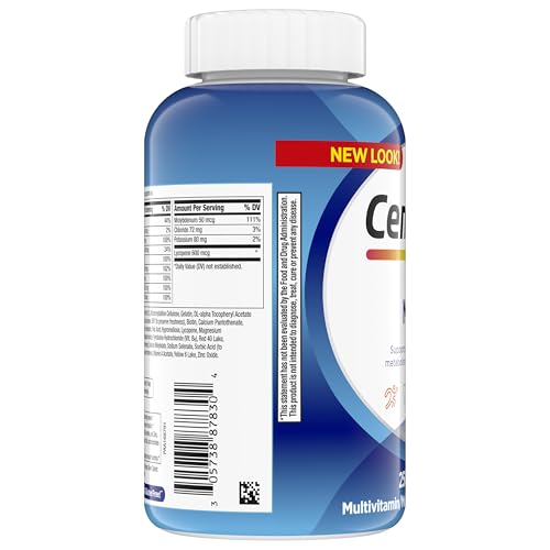 Centrum Multivitamin for Men, Multivitamin/Multimineral Supplement with Vitamin D3, B Vitamins and Antioxidants, Gluten Free Centrum
