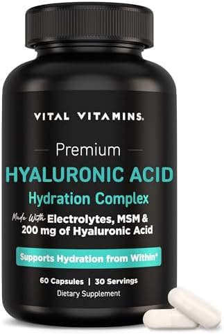 Vital Vitamins Hyaluronic Acid Complex 60 ct + Astaxanthin 60 ct Gsupps Australia