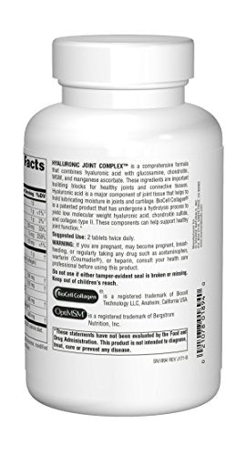 Source Naturals Hyaluronic Joint Complex with Glucosamine, Chondroitin & MSM Extra Source Naturals buy australia supplements