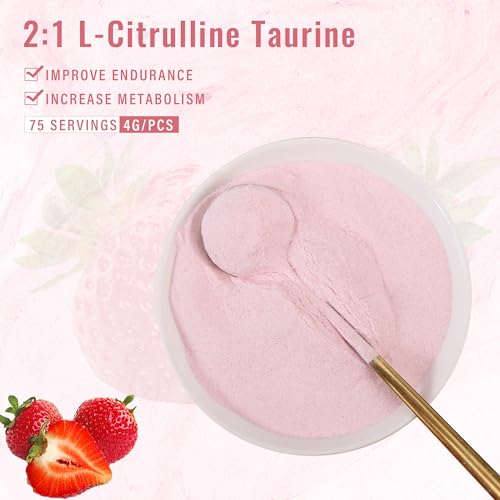 SEDDS Strawberry-Flavored L-Citrulline Taurine 2:1, L Citrulline Powder, Unflavored Vegan SEDDS buy australia supplements