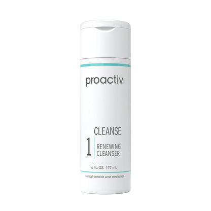 Proactiv Acne Cleanser - Benzoyl Peroxide Face Wash and Acne Treatment - Daily Facial Cleanser and Hyularonic Acid Moisturizer with Exfoliating Beads - 90 Day Supply, 6 Fl Oz Proactiv