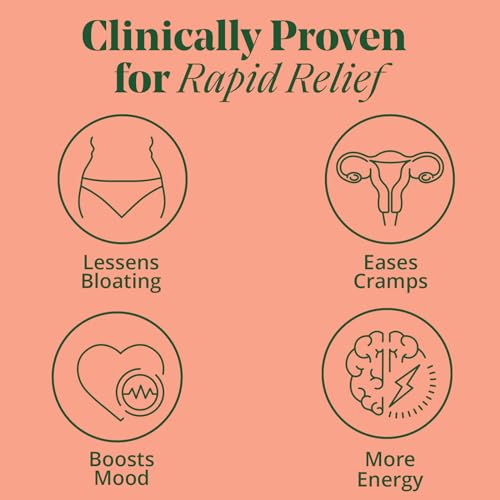 PMS & Period Relief - Menstrual Cramp Relief: No More Period Cramps, Mood Swings, or Bloating Semaine buy australia supplements