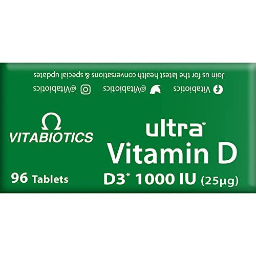Vitabiotics Ultra Vitamin D Tablets 1000IU Optimum Level -96 count (Pack of 1) Vitabiotics Ultra buy australia supplements