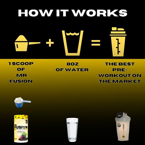 Nutrithority Mr.Fusion Pre Workout Supplement, Pineapple Punch, 40 Servings Nutrithority buy australia supplements