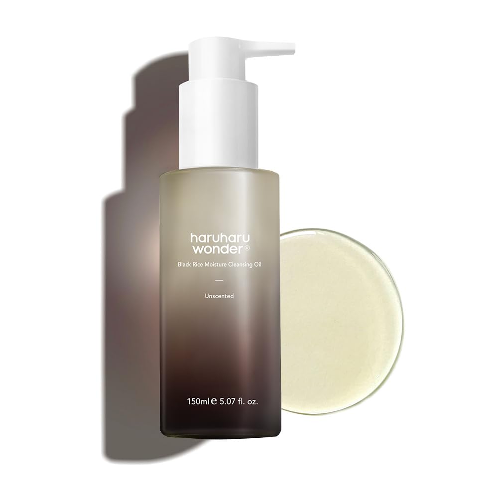 HARUHARU wonder Black Rice Moisture Cleansing Oil, 5.07 fl. oz HARUHARU
