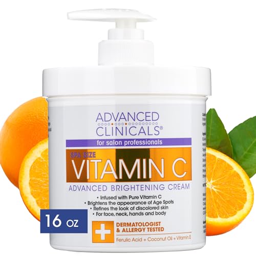 Advanced Clinicals Vitamin C Cream. Advanced Brightening Cream. Anti-aging cream Advanced Clinicals buy australia supplements