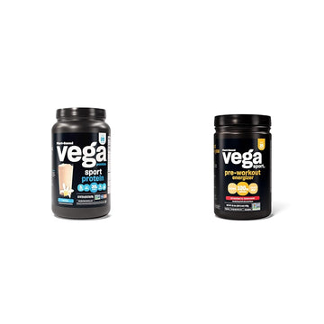 Vega Premium Sport Protein Vanilla Protein Powder, Vegan, Non GMO & Sport Pre-Workout Vega buy australia supplements