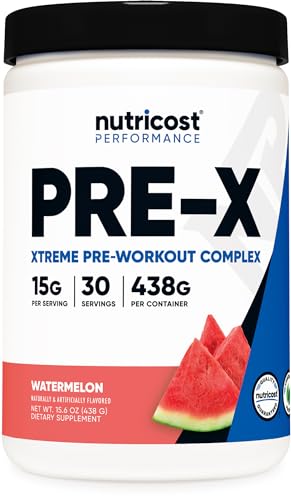 Nutricost Pre-Workout Xtreme, Watermelon, 30 Servings, Vegetarian, Non-GMO and Gluten Nutricost buy australia supplements
