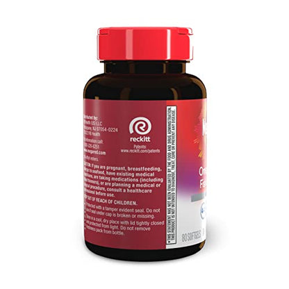 Megared Omega-3 Fish Oil + High Absorption Krill Oil 500mg Softgels, MegaRed Advanced 4in1 (80 count in a bottle) Concentrated Omega-3 Fish MegaRed