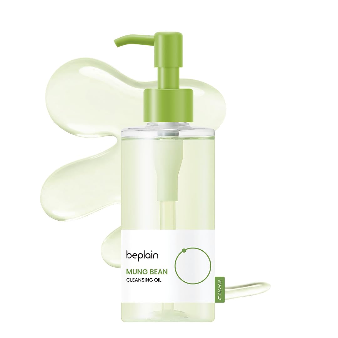 beplain Mung Bean Cleansing Oil Makeup Remover, Sensitive Skin, 6.76 fl oz beplain