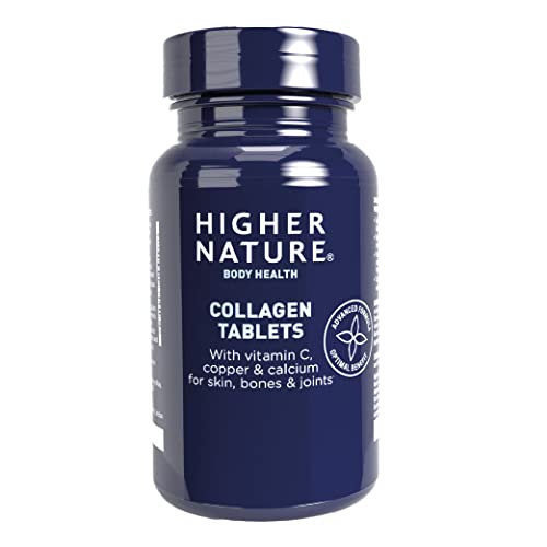 Higher Nature - Collagen Tablets - Hydrolysed Marine Collagen - Vitamin C - Calcium for Bone Support HIGHER NATURE buy australia supplements