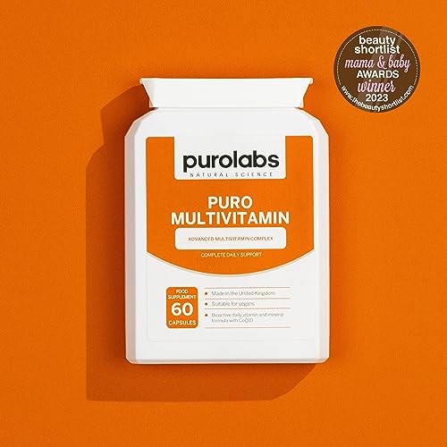 Puro Multivitamin - 34 Multivitamins & Minerals - Daily Complex for Men & Women Purolabs buy australia supplements