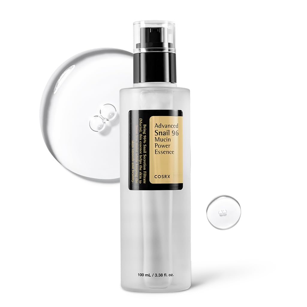 COSRX Snail Mucin 96% Repairing Serum for Sooothing & Hydrating 3.38 oz. COSRX