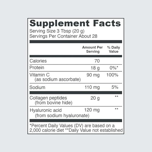 Vital Proteins Collagen Peptides Powder with Hyaluronic Acid and Vitamin C, Unflavored Vital Proteins buy australia supplements