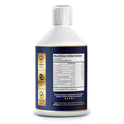 Nutrality Marine Collagen Sugar Free Liquid | Peptides, Hyaluronic Acid, Silica, Biotin, 10000mg Type 1 Nutrality buy australia supplements