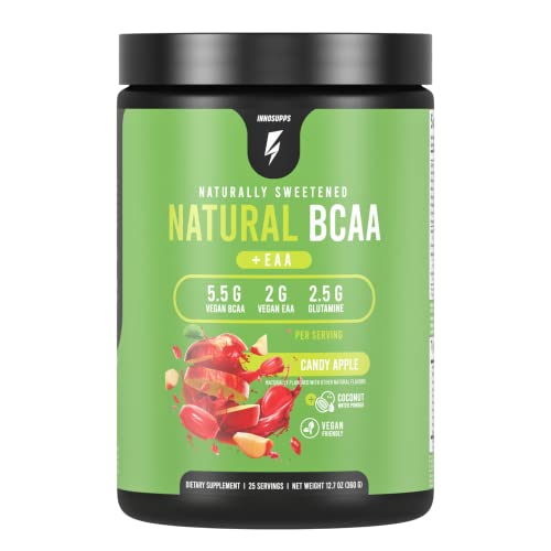 InnoSupps Natural Vegan BCAAs + EAA (Candy Apple) Enhanced Workouts, Muscle InnoSupps buy australia supplements