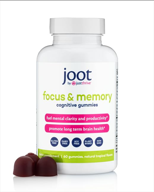 Just Thrive Focus & Memory Gummies – Nootropic Brain Supplement for Clarity, Concentration, Memory Support, & Energy – Citicoline, Lion’s Mane, Vitamin B12 & D3 Just Thrive buy australia supplements