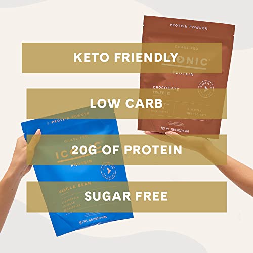 ICONIC Protein Powder, Chocolate Truffle - Sugar Free, Low Carb Protein Powder ICONIC buy australia supplements