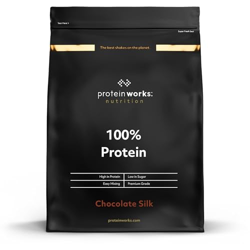 Protein Works - 100% Protein, 1.25kg, High Protein Blend, 41 Servings, Chocolate Silk Protein Works buy australia supplements