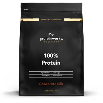 Protein Works - 100% Protein, 1.25kg, High Protein Blend, 41 Servings, Chocolate Silk Protein Works buy australia supplements