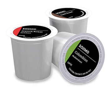 Amazon Brand - Solimo Coffee Pods, Assorted pack (French, Dark, Colombian) Solimo buy australia supplements