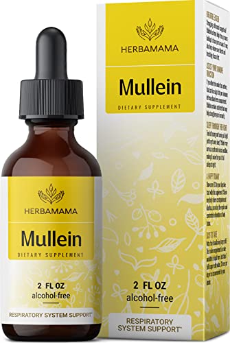 Mullein Leaf Tincture - Lung Cleanse - Vegan Lung Detox - Respiratory Health 