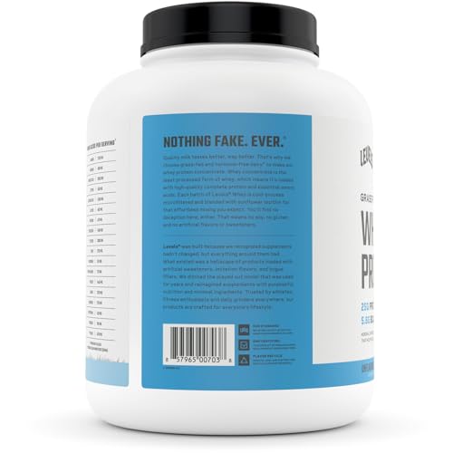 Levels Grass Fed 100% Whey Protein, No Hormones, Unflavored, 5LB Levels Nutrition buy australia supplements