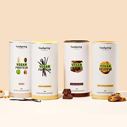 foodspring Vegan Protein Cookie Dough - 21g Protein per Shake to Build Muscle, B12, B6, folic Acid foodspringBuy Supplements Australia