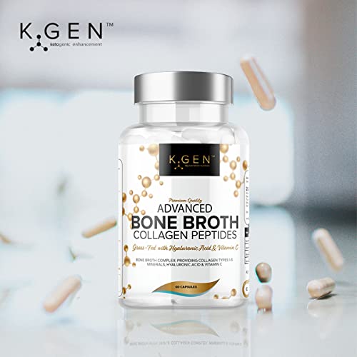 Pure Bone Broth Collagen Supplement Capsules Grass Fed Advanced Blend of Multi Collagen K GEN rejuvenation nutrition buy australia supplements