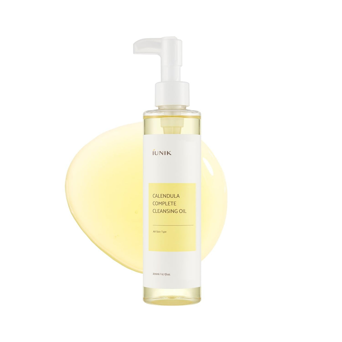 IUNIK Calendula Complete Cleansing Oil - Makeup Remover 6.7 fl oz IUNIK