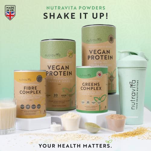 Vegan Protein Powder - Vanilla Flavour - Plant-Based High Protein Powder - 25g Protein per 36g Serving NutravitaBuy Supplements Australia