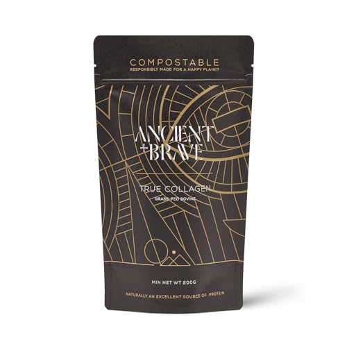 Ancient + Brave True Collagen 200g - Grass-Fed Bovine Collagen Powder - 100% Hydrolysed Collagen Ancient + Brave buy australia supplements