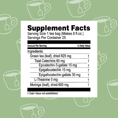 Hyleys Tea Moringa Oleifera with Mango Flavor - 50 Tea Bags (6 Pack - 300 Tea Bags total) (Miracle Tree Tea) HYLEYS buy australia supplements