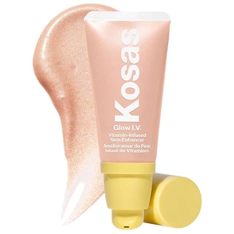 Kosas Glow I.V. - Vitamin-Infused Skin Illuminating Enhancer - Spark. Bonus Premium Korean Sheet Masque with Collagen Kosas buy australia supplements