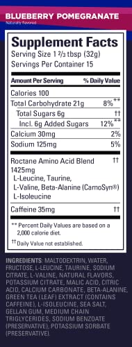 GU Energy Roctane Ultra Endurance Energy Gel, 15 Servings, Blueberry