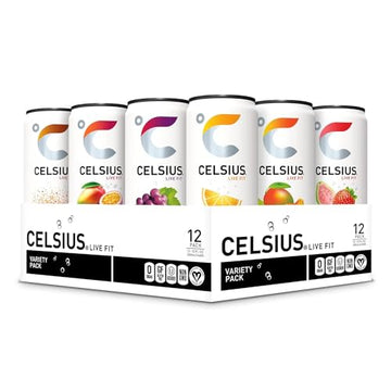 CELSIUS Assorted Flavors Official Variety Pack, Functional Essential Energy Drinks, 12 Fl Oz CELSIUS buy australia supplements