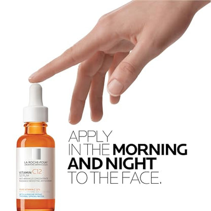 La Roche-Posay Pure Vitamin C Serum For Face With Hyaluronic Acid & Salicylic Acid, Hydrating & Brightening Serum La Roche-Posay