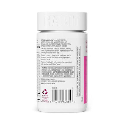 Habit Womens Multi Supplement (60 Capsules) - New Look, Supports General Health & Wellness, 23 Essential Vitamins and Minerals, Fruit extracts H' Habit