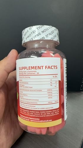 Creatine Monohydrate Gummies Complex for Men & Women -Advanced Formula W/L-Taurine + Vitamin B12, Sugar Free Chewable Supplement,90 Strawberry Gummies Openovomins buy australia supplements